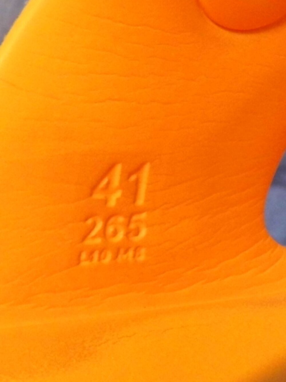 BIRKENSTOCK Arizona EVA Orange Slide Sandals Womens Size 10 (EU 41) - Picture 9 of 9